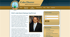 Desktop Screenshot of colesdistrict.org